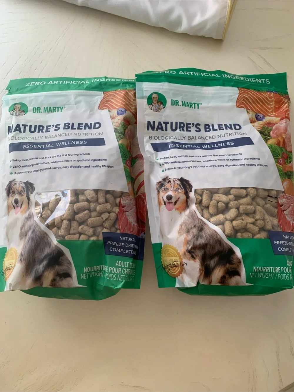 Dr marty Nature's Blend Essential Wellness Dog Food - Green